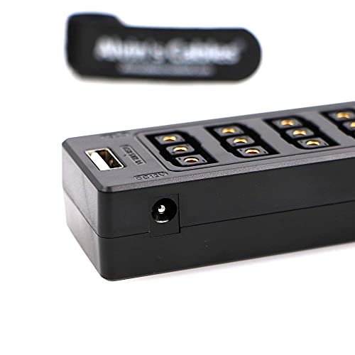 Conector D-Tap a 4 salidas hembra D-Tap, DC y USB para accesorios de cámaras cinematográficas 5