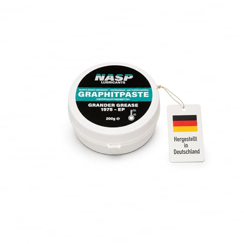 NASP® Pâte graphite Grafit Pâte de montage anti-rouille Grander Grease 1975 EP - Fabriqué en Allemagne (200 g)