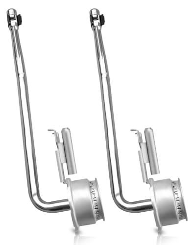 Image of 2 Pcs Gas Range Rear Burners AP6036328 Fit for Frigidaire Kenmore | Fit for Frigidaire Kenmore Gibson Kelvinator Tappan Gas Ranges, Replace 5304506426 316103803 316039003