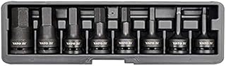 Yato YT-1066  8pcs Tube Set Hex Bit Impact 1/2 "