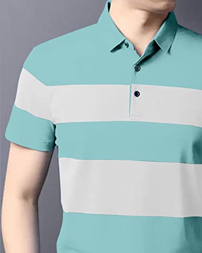 Image of AUSK Half Sleeves Polo Regular Fit T-Shirt for Mens