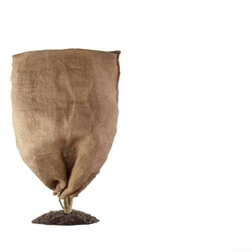 Cubiertas protectoras de arpillera para plantas, solución ecológica para mantener tu jardín seguro en invierno (80 × 120 cm)