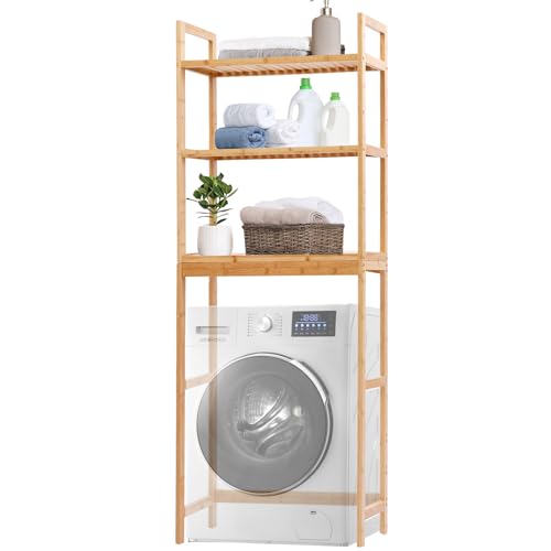 MY FAT GORILLA Armoire pour machine à laver, étagère de toilette, 66 x 26 x 170 cm, rangement au-dessus de la machine