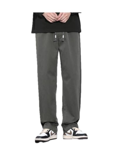 Jeans Pants Trouser Denim Japanese Retro Lyocell Striped Elements Floor Length Casual Men's Versatile Elastic Waisted4