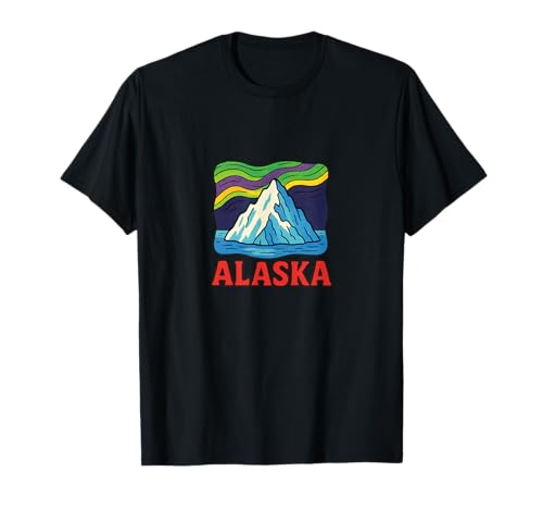 Alaska Wilderness Retro Northern Adventure Midnight Sun T-Shirt