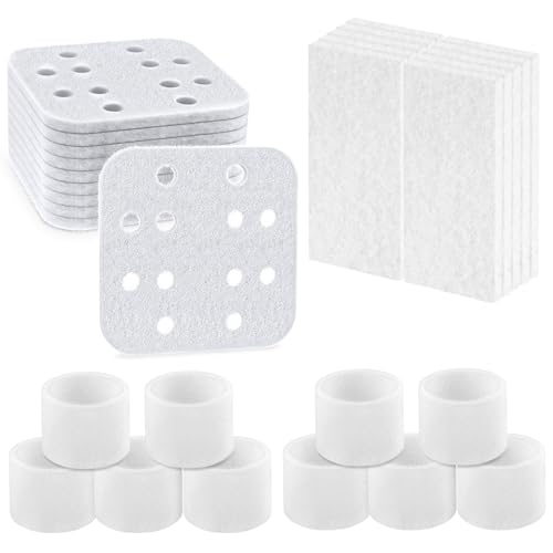 Beckacher 10 Pack Humidifier Replacement Filters, 10 Pack Absorption Pads and 10 Pack Aroma Pads, Compatible with LEVOIT LV600S OasisMist450S Humidifier