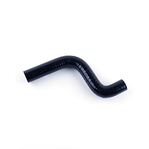 Kit de tubo refrigerante de silicona para radiador para Volkswagen Golf MK3 GTI 2.0L 8V 115CV 1992-1998 (Negro)