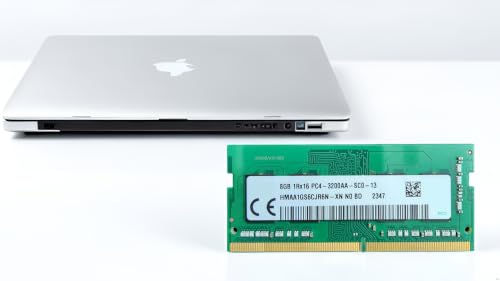 Image of 8GB DDR4 3200MHz Laptop RAM for SK hynix SODIMM PC4-25600 1Rx16 Single Rank (4 IC Chip) 260-Pin 1.2V CL22 Notebook Memory Module Upgrade (HMAA1GS6CJR6N-XN)