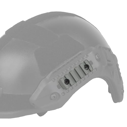 Support casque MK Tactical M-Lock pour lampes de poche et équipements Picatinny