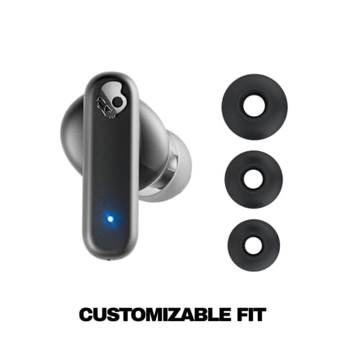 Image of Skullcandy Smokin' Buds Wireless Earbuds, Bluetooth Headphones, Noise Isolating Fit, Up to 20 Hours Battery, IPX4 Sweat and Water Resistant, Microphone for iPhone Android - Pink