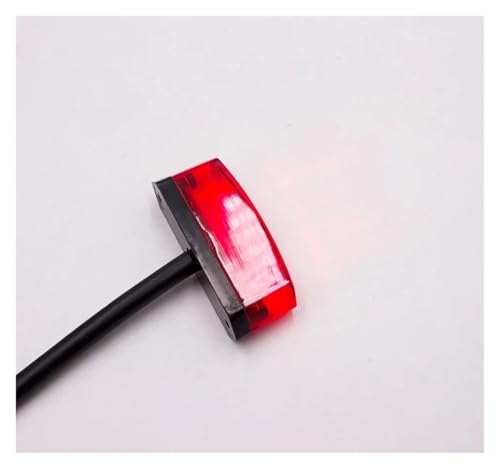 Luz Trasera LED Universal Carcasa de Plástico con Miniintermitente Rojo para Motocicleta 6