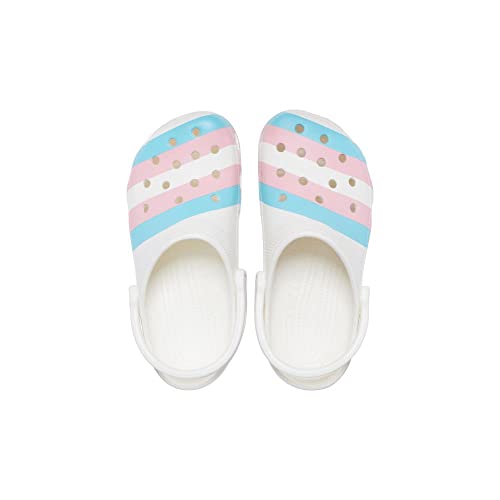 Image of Crocs Unisex Men's and Women's Classic Graphic Clog, Multi, 7 US