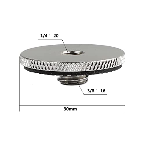 Image of CAMVATE 1 /4 inch Female to 3 /8 inch Male Adapter for Camera Tripod and QR Plate (Pack of 2)