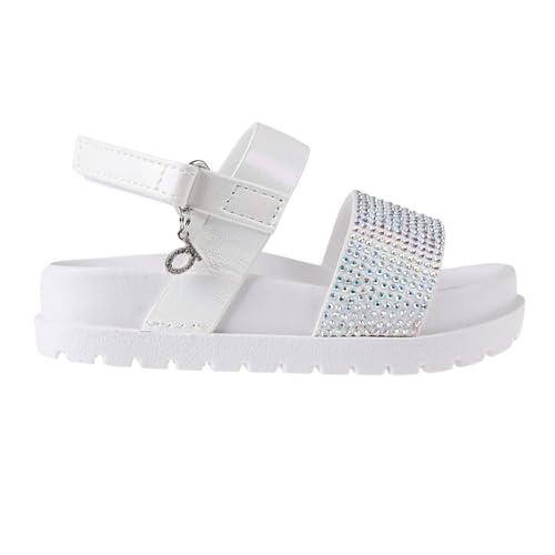 bebe Girls' Sandals - Cute and Sparkly Toddler Girls' Summer Shoes, Perfect Beach Sandals for Toddlers2