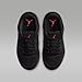 Jordan Flight Court Big Kids' Shoes (HF3333-001, Black/Gum Medium Brown/Varsity Red) Size 5.5