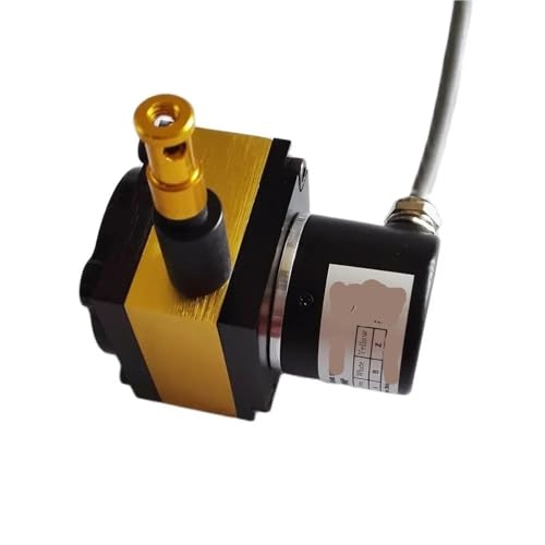 Codificador de cuerda para medir distancia de 1000 mm con sensor de desplazamiento de cable suave 5