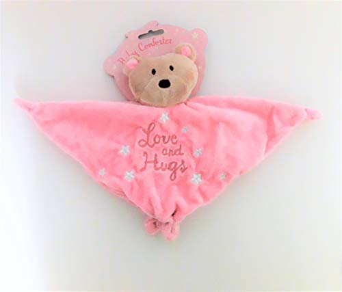 Naninha Bebê Infantil Ursinho Paninho Cheirinho Dormir Rosa