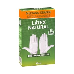 Genérico Guantes de látex Bosque Verde talla mediana-grande desachables Caja 50 ud. Pack 2