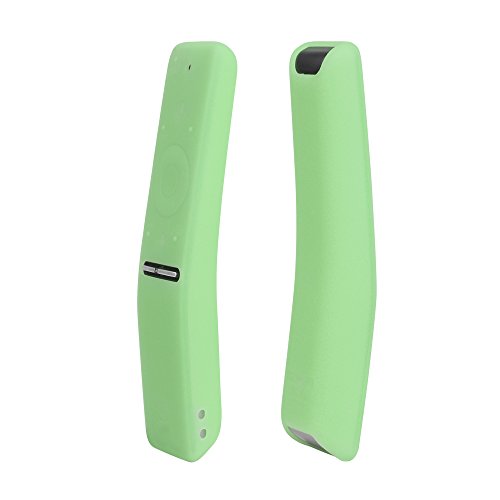 Samsung Remote Case Sikai Shockproof Silicone Full Protective Cover For Samsung Bn59-01241A Bn59-01242A Bn59-01260A Bn59-01259E Remote Holder Dust-Proof Anti-Lost With Hand Strap (Glow In Dark Green) #TOP2