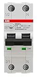  ABB DS201 LH Interruttore Differenziale Magnetotermico 4,5KA 1P+N 30ma 2 moduli classe AC (DS201LHC6AC30 16A (EX DS91LC16AC30))