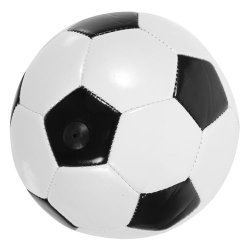 WOONEKY DIY Black and White Size 2 Soccer Ball, Wear-Resistant Outdoor Football Training, Match Soccer for Boys Educational Play Sports
