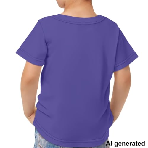 Image of Novelty 3D Graphic T Shirts for Kids Crew Neck Funny Animal Print Short Sleeve Girls Tshirts 3-16 Years