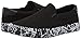Lugz Women's Clipper Classic Slip-on Fashion Sneaker, Black/White Splatter, 8.5, M US