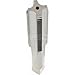 Hertel Straight Flute Tap, M12x1.25 Metric Fine, 4 Flute, Bottoming Chamfer, High-Speed Steel, Bright/Uncoated Finish, 3-3/8
