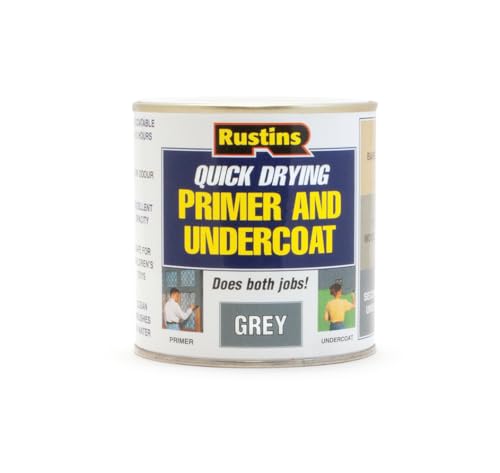 RUSTINS GYPU250 Primer/Undercoat, Grey, 250ml