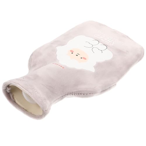 Alasum Bolsa de Agua Caliente de Felpa de 350ml Funda de Peluche Adorable y Desmontable para Aliviar Calambres Menstruales en Invierno
