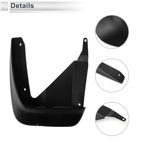 Image of X AUTOHAUX 1set Front and Rear Mud Flaps Splash Guards Mud Guards for Acura TL 2012-2016 W /Mount Accessories