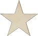 50 - 1" wood stars