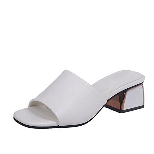Sandales pour les femmes au talon moyen stable et confortable