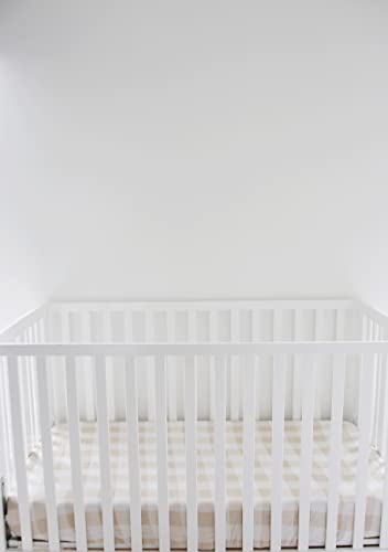 Marlowe & Co Organic Cotton Muslin Crib Sheet For Baby Boy And Girl (Gingham) #TOP3