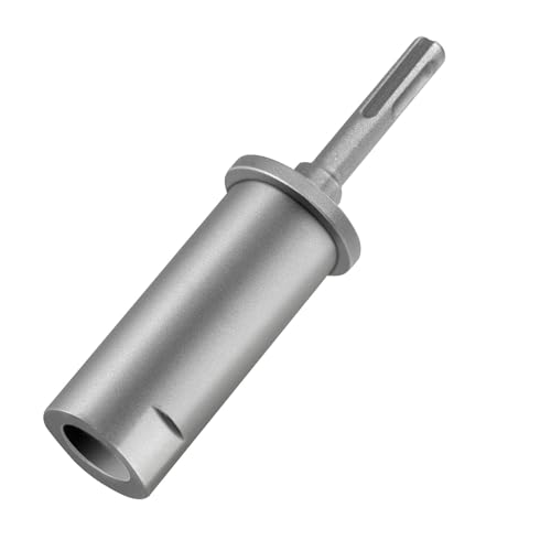 SWAWIS Cincel para Colocación de Picas de Toma a Tierra SDS PLUS Diámetro Interior 20mm Ø33x145mm, Desmontable Herramienta de Alta Resistencia para Instalación de Vallas Postes de Refuerzo