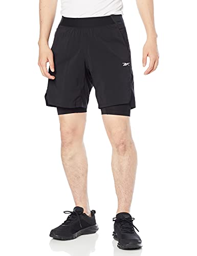 REEBOK JIW06 남성용 하프팬츠 에픽 투인원 쇼츠