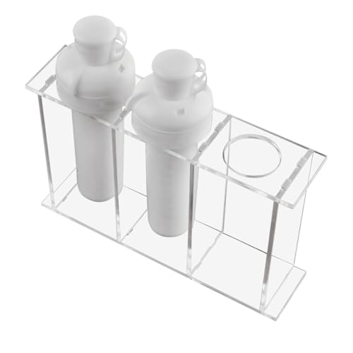 Organizador de botellas de tinta, soporte de botella de pintura acrílica - 3 ranuras para botellas de pintura,Estante acrílico anti-pastel, puerto de almacenamiento de cartucho de tinta