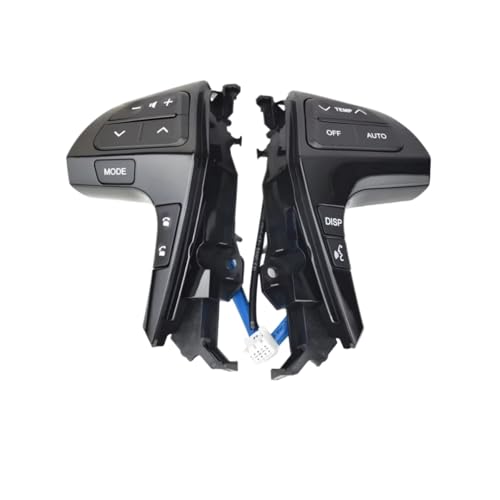 Boutons de volant multifonctions Toyota Camry Highlander noir piano vocal