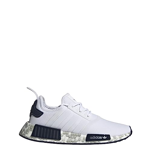 adidas Womens NMD R1 Lace Up Sneakers Shoes Casual - White
