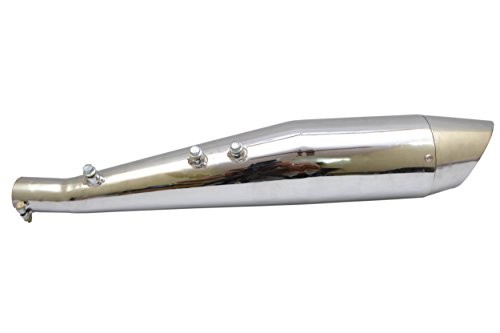 Image of Swagman Dolphin-Premium Ceramic-Wool Exhaust for Royal Enfield Classic (Chrome)