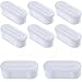 Blulu 8 Pieces Toilet Seat Bumpers Universal Seat Bumper Kit Replacement Bumpers with Strong Adhesive