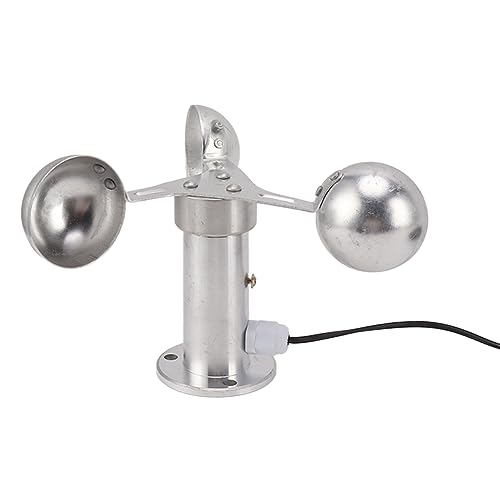 Premium -Aluminium -Oy -Anemometer -Sensor für Windgeschwindigkeitsmonito mit 8 M Kabel und Drei Tassen Design