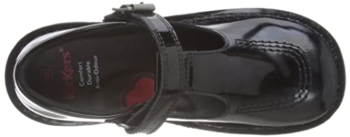 Kickers Girls Kick T Vel Durable School Uniform Shoe School Uniform Shoe3