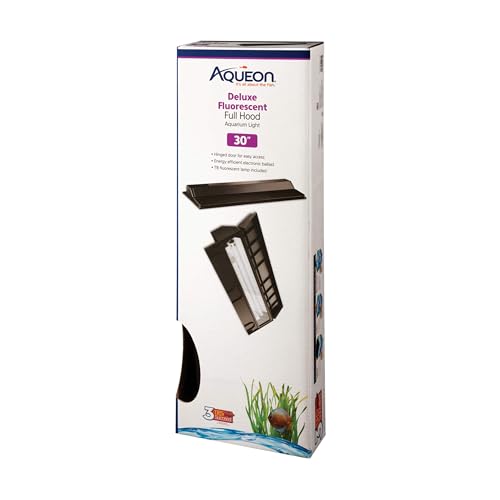 All Glass Aquarium AAG21230 Fluorescent Deluxe Hood, 30-Inch