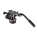 Produktbild Manfrotto Nitrotech 612 Fluid-Videokopf für DSLRs, Spiegellose, Video und Cinema Kameras, Stufenloses Counterbalance-System(Gewichtsausgleich) 4-12kg, Variables Fluid-Friktionssystem, 18kg Traglast
