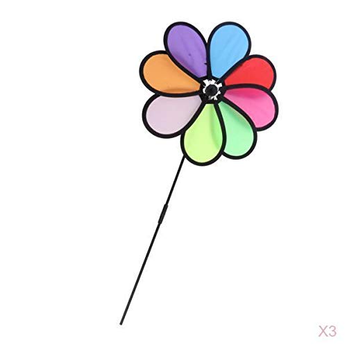 Windmill Cloth Multicolour 30x50 cm Garden Decor Kids Toy, 3 Pack-image-10
