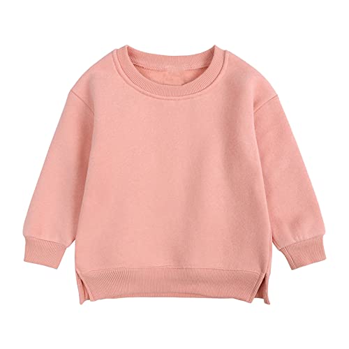 Toddler Turtleneck Kids Boys Girls Solid Color Long Sleeve Shirt Fall Winter Blouse Unisex Basic Warm Clothes