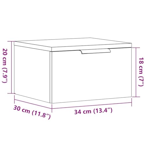 Table de chevet flottante avec rangement pour optimiser l'espace - 4