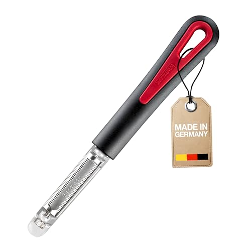 Westmark Tomato Peeler Tomfix Gallant, 7.3 x 0.9 x 0.7 inches, Black/Silver/Red