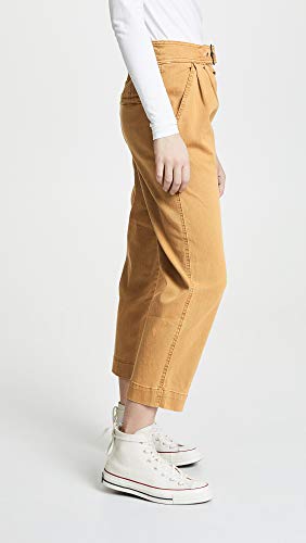 Free People Women's Seamed Like The Real Thing Pants, Sand, Tan, 124